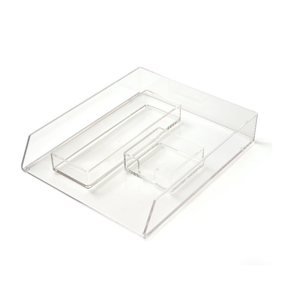 Pen+Gear Acrylic 3-Piece Organization Set & Tie Dye File Folders, 6 Count Bundle - Picture 6 of 15